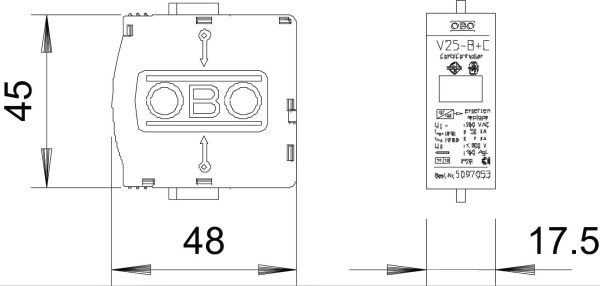 سرج ارستر OBO کلاس B+C کد 5097053 - Image 2